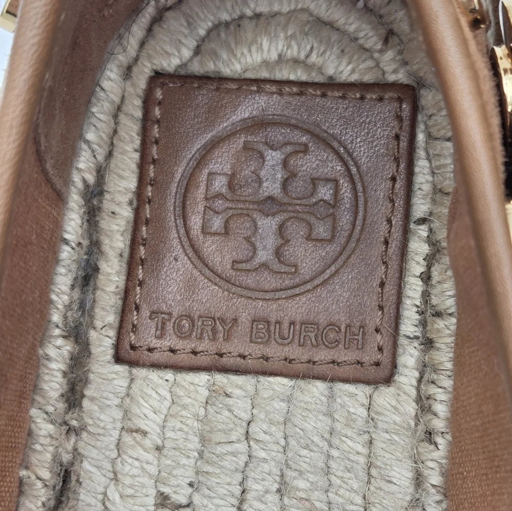 Tory Burch Suki Platform Espadrille In Tan